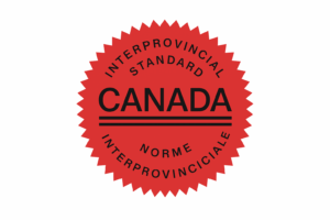 Red circular Canadian Red Seal logo with black text reading “Interprovincial Standard Canada Norme Interprovinciale” on a white background.